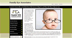 Desktop Screenshot of familyeyeassociates.com